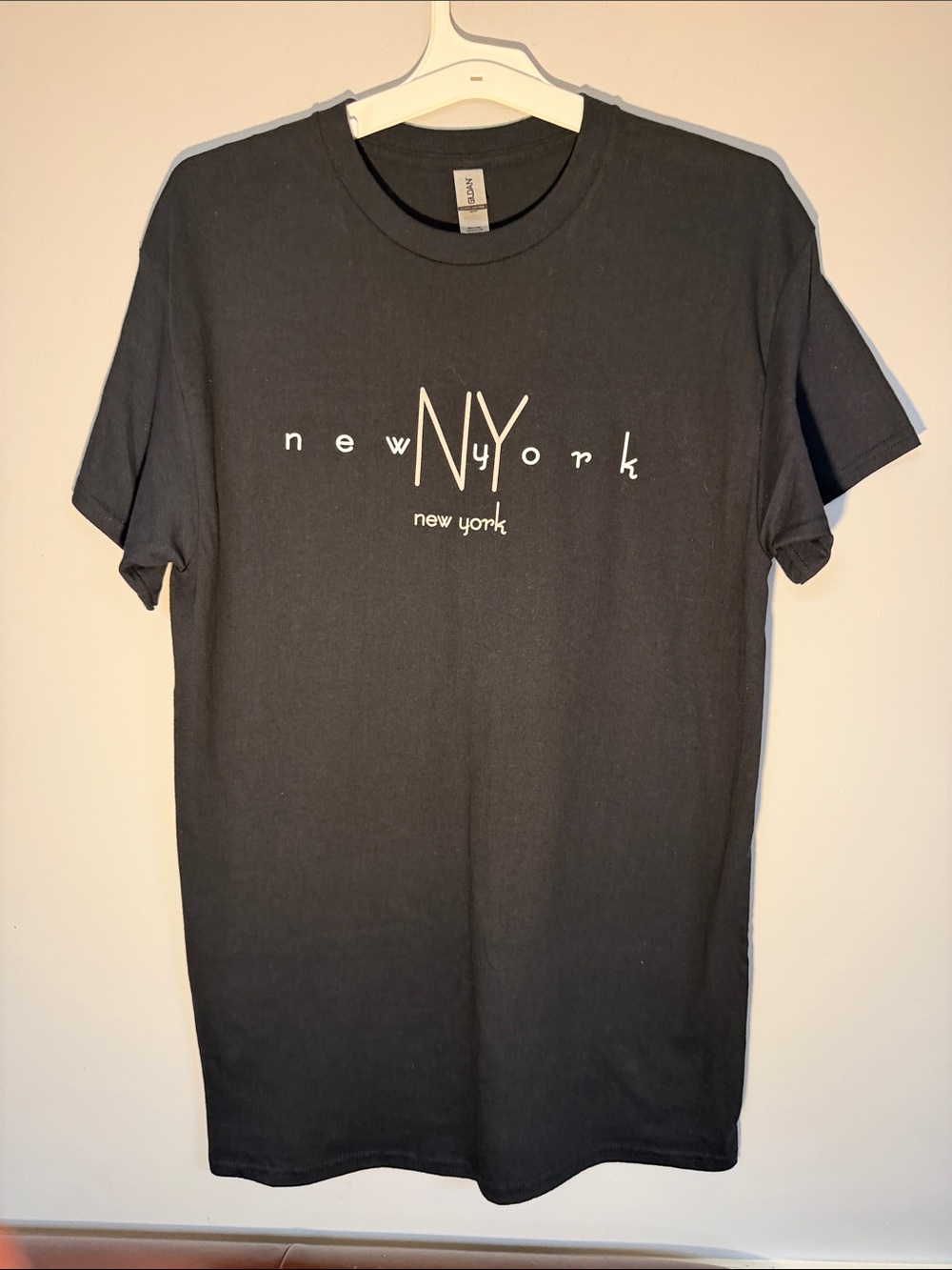Gildan New York Heavy Cotton Extra Long Graphic Tee / Night Shirt -, M NWOT